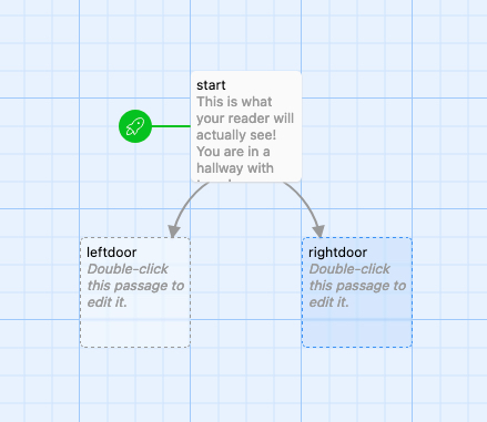 This story map has three linked passages.