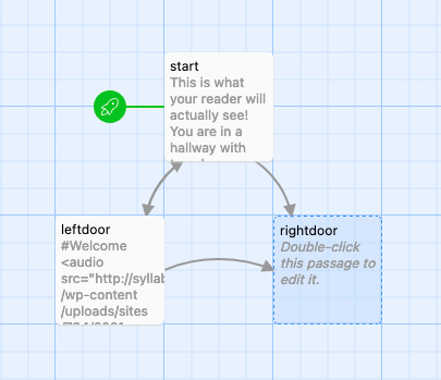 Two connections added to the story map